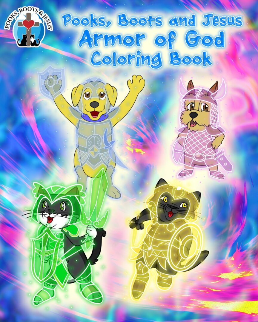 Pooks, Boots and Jesus Armor o God Coloring Book