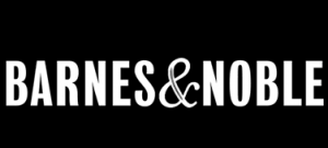 Barnes & Noble logo on black background.
